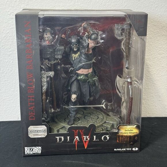 Death Blow‎ Barbarian Diablo IV McFarlane Toys Figure NIB Sealed Box - Picture 1 of 6